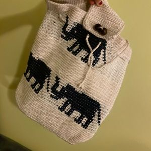 Handmade Crocheted Tiny Backpack